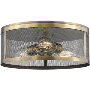 Meshsmith 3 Light 14.88 inch Flush Mount