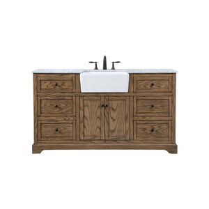 Franklin 60 X 22 X 35 inch Driftwood Bathroom Vanity Cabinet