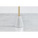 Bianca 63 inch 25.00 watt Aged Brass Floor Lamp Portable Light