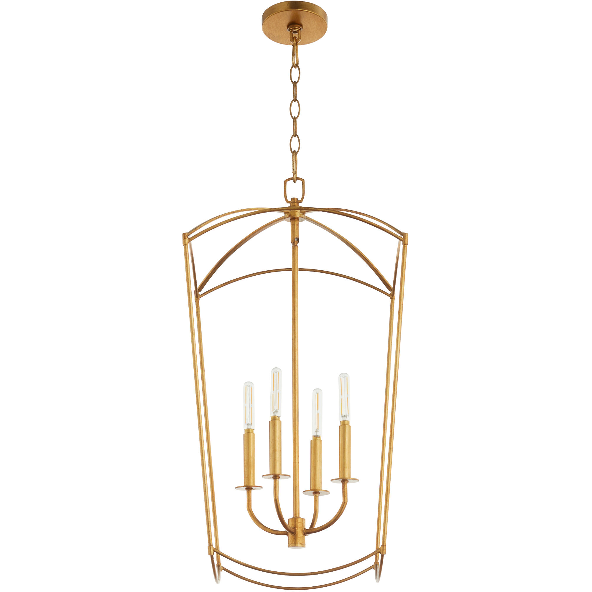 Mantle 4 Light 15.00 inch Foyer Pendant