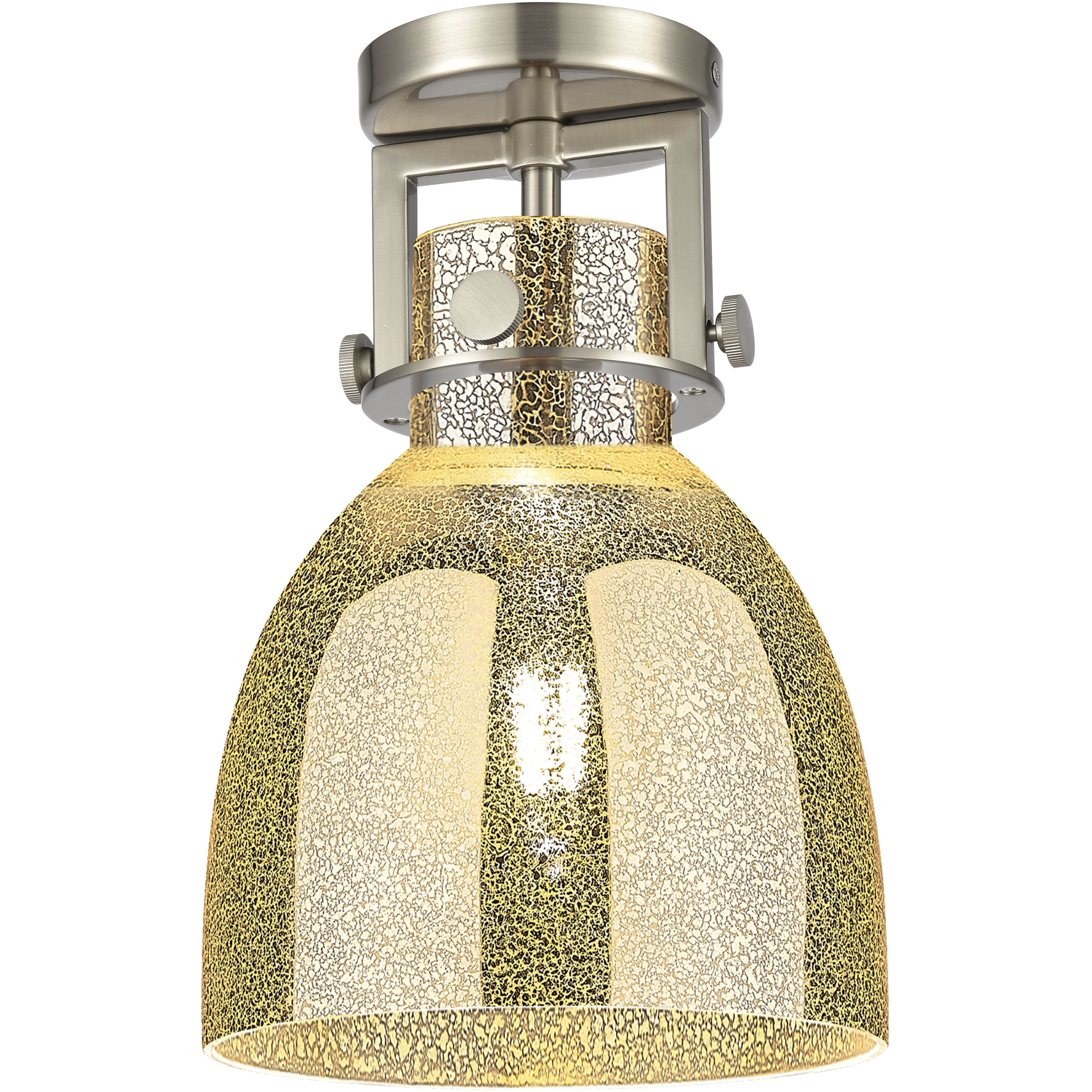 Newton Bell 1 Light 8.00 inch Flush Mount