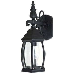 Kelsi 1 Light 16 inch Black Outdoor Wall Lantern