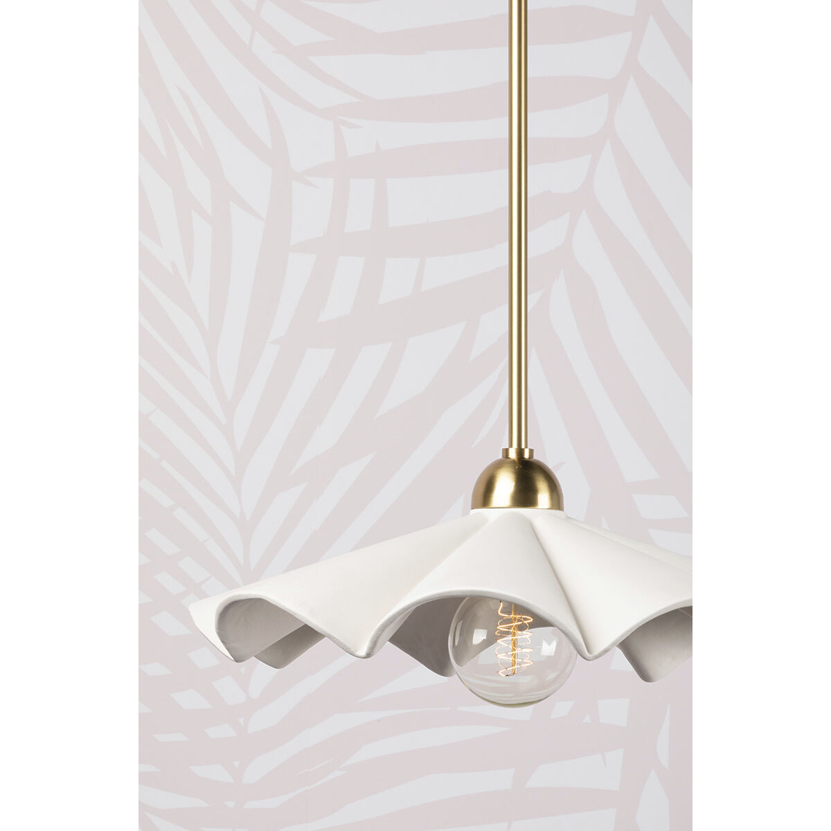 Maisie 1 Light 16 inch Aged Brass Pendant Ceiling Light