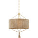 Reyn 1 Light 24 inch Aged Brass Pendant Ceiling Light