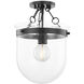 Dunbar 1 Light 10.50 inch Semi-Flush Mount