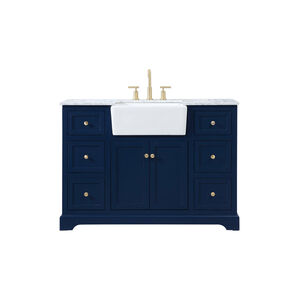 Franklin 48 X 22 X 35 inch Blue Bathroom Vanity Cabinet