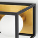 Aira LED 10 inch Aged Brass Bath And Vanity Wall Light in Aged Brass and Black
