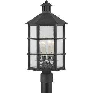 Lake County 4 Light 21 inch French Iron Post