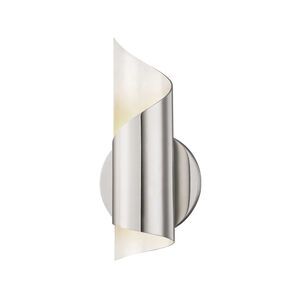 Evie LED 5 inch Polished Nickel ADA Wall Sconce Wall Light