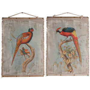 Colorful Birds Multicolor Wall Hangings