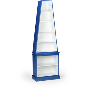 Chelsea House Blue/White Bookcase