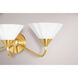 Kelsey 3 Light 25.25 inch Aged Brass Bath and Vanity Wall Light