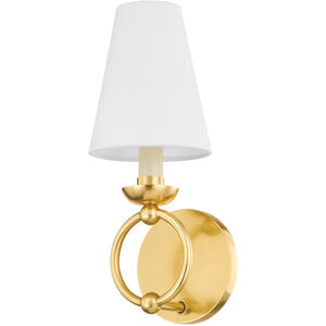 Haverford 1 Light 5 inch Aged Brass Wall Sconce Wall Light