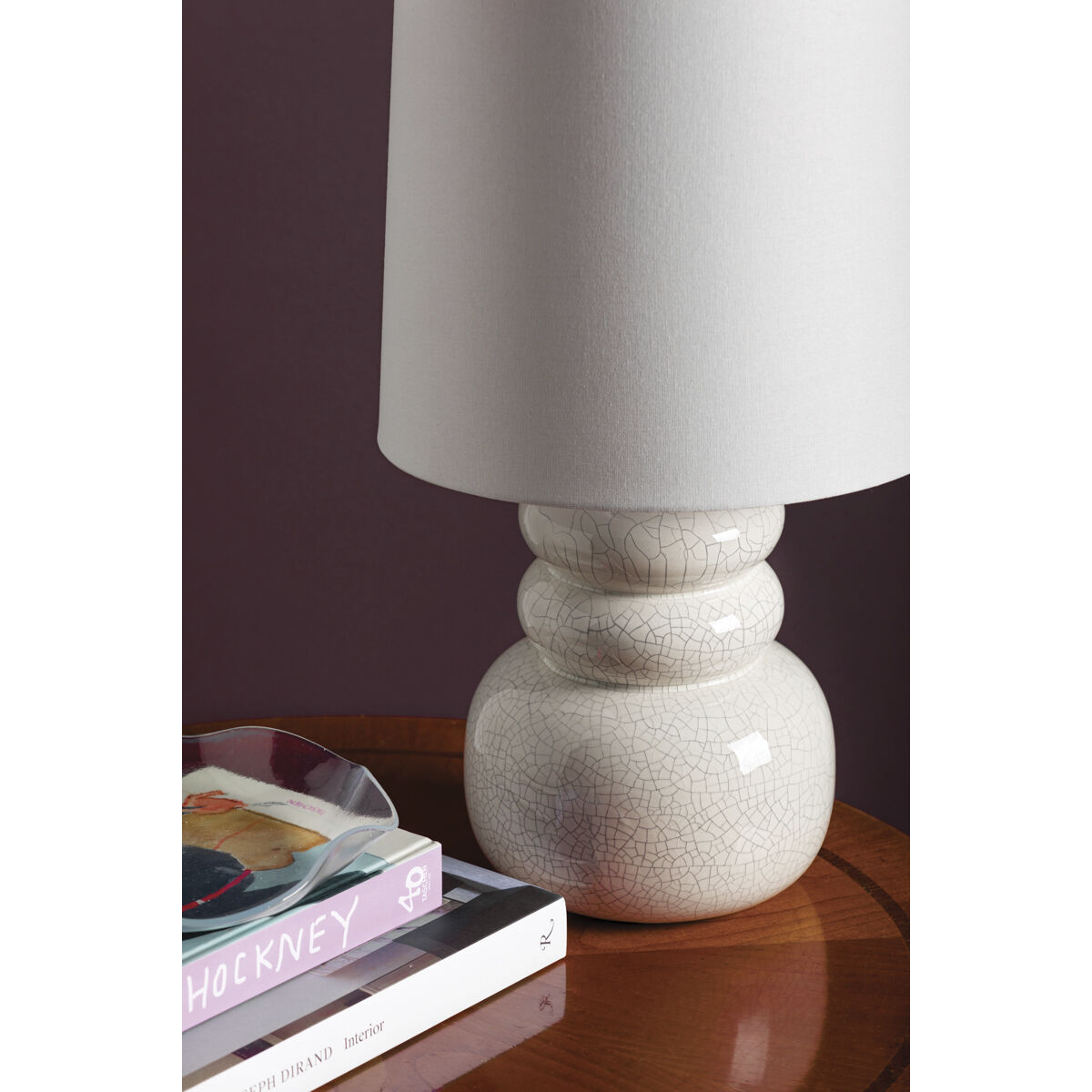 Corinne 22.75 inch 15.00 watt Aged Brass/Ceramic Peignoir Crackle Table Lamp Portable Light
