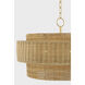 Danica 4 Light 24 inch Aged Brass Pendant Ceiling Light