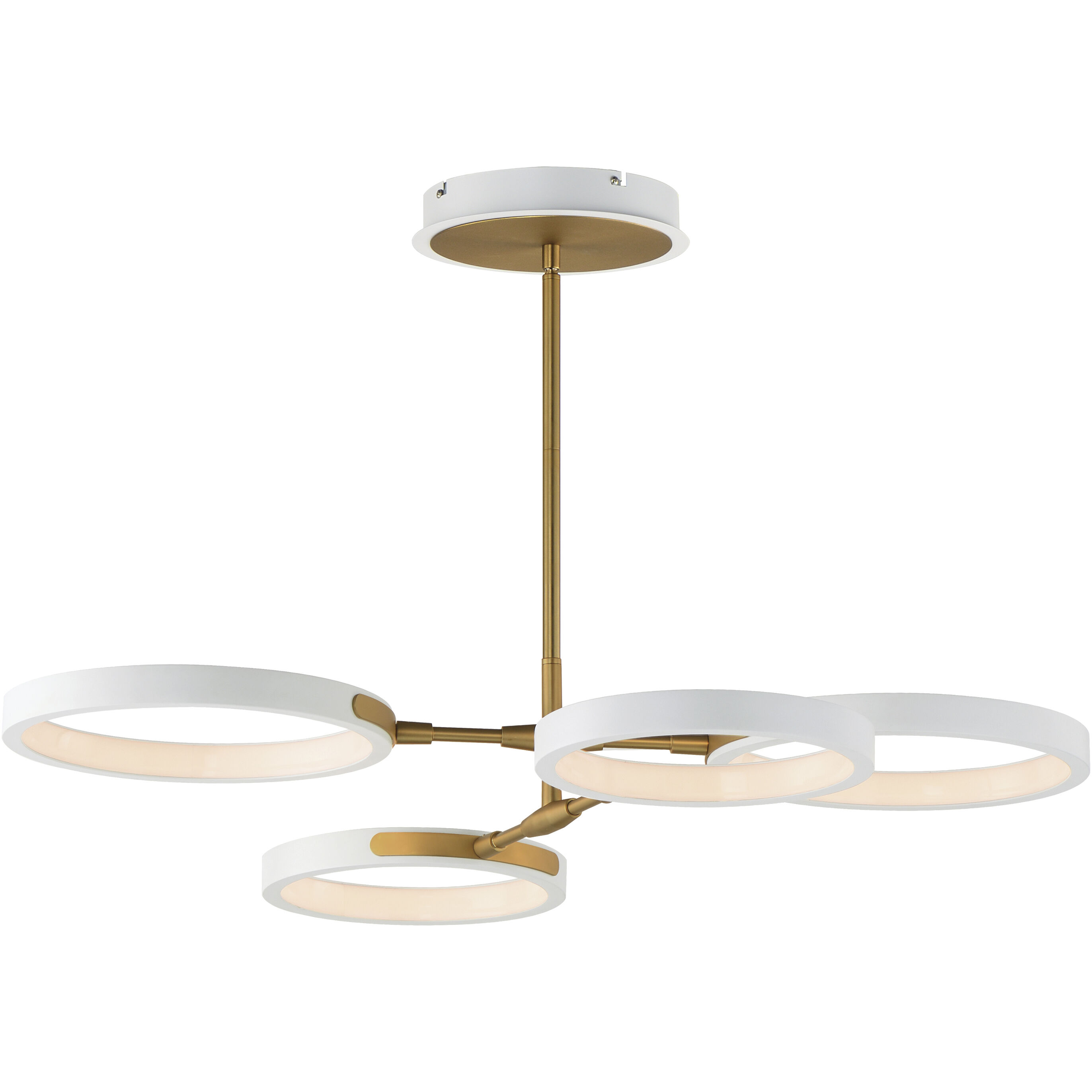 Hoopla 4 Light 33.00 inch Chandelier