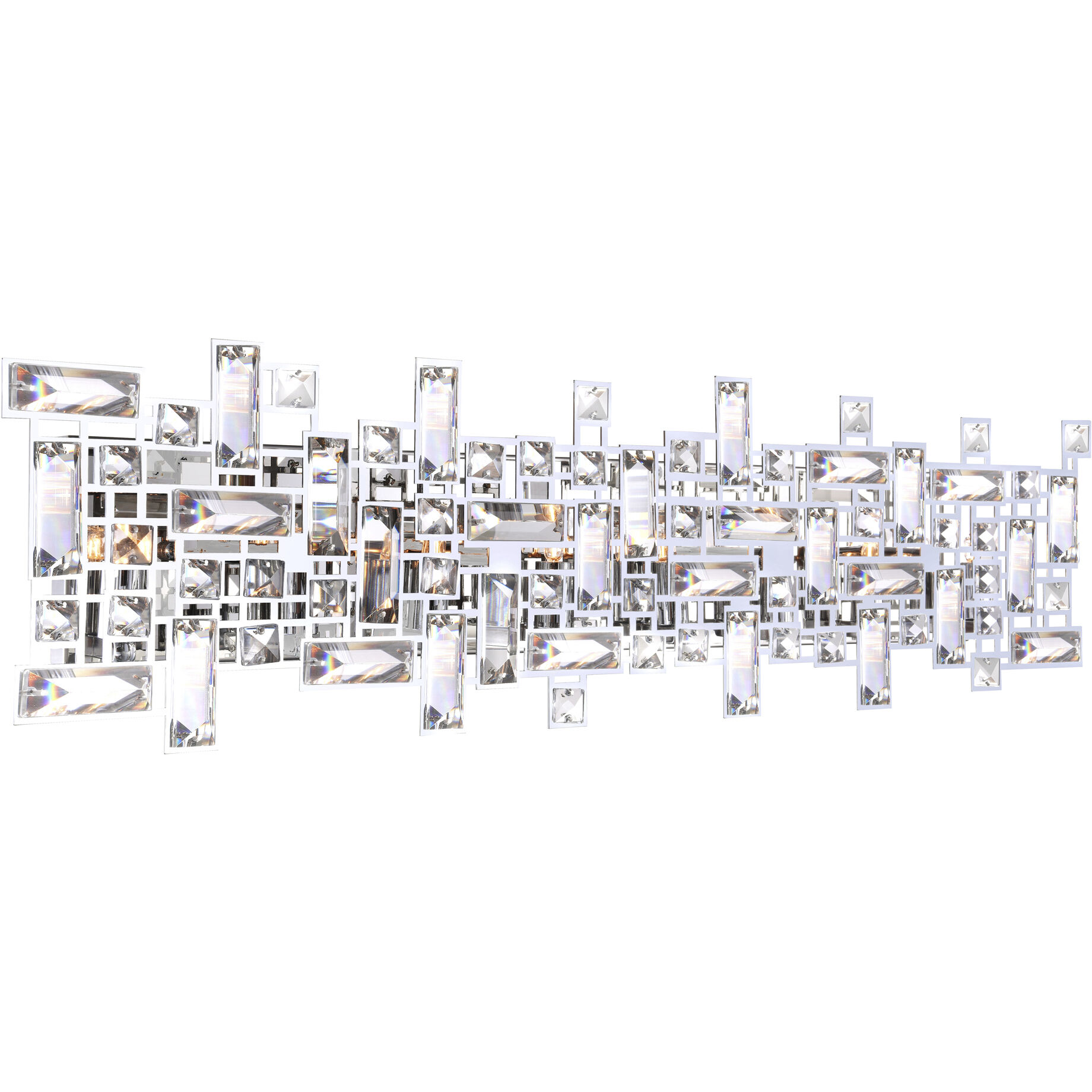 Arley 8 Light 30 inch Chrome Vanity Light Wall Light
