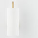 Freda 1 Light Aged Brass Wall Sconce Wall Light