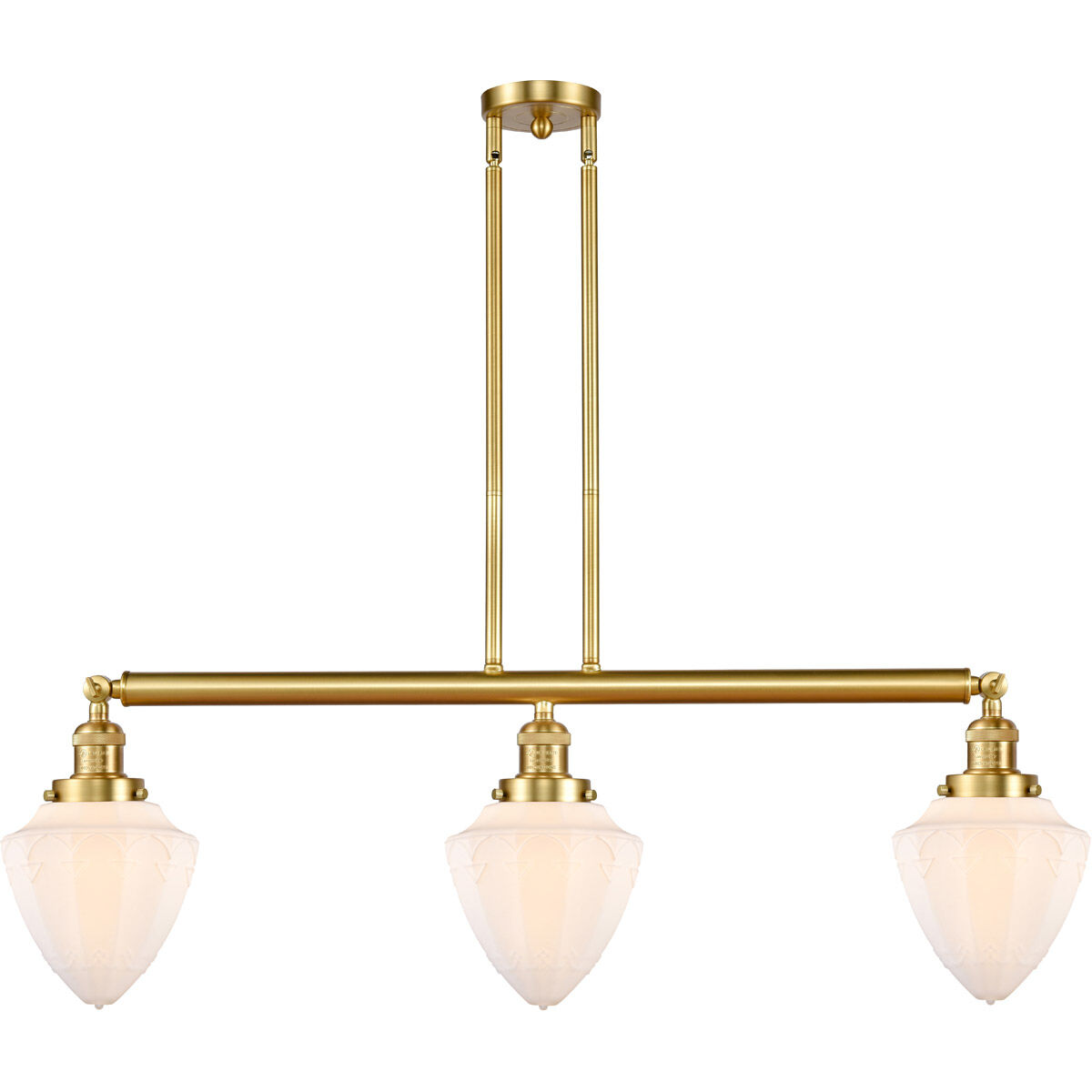 Franklin Restoration Bullet 3 Light 38.00 inch Island Light