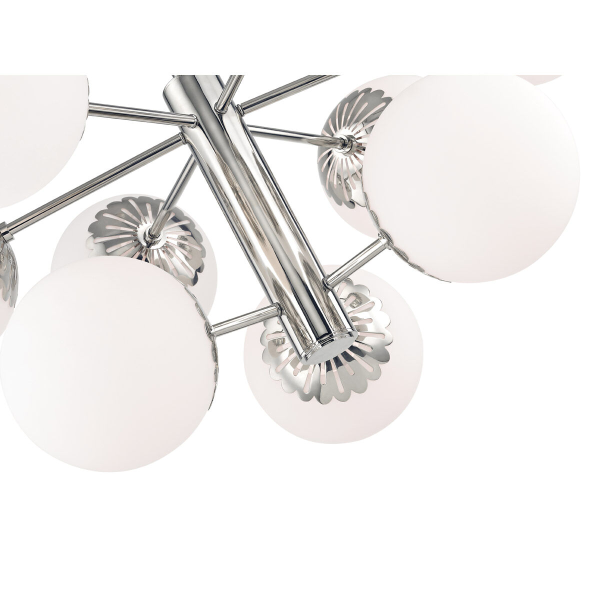Paige 9 Light 33 inch Polished Nickel Chandelier Ceiling Light