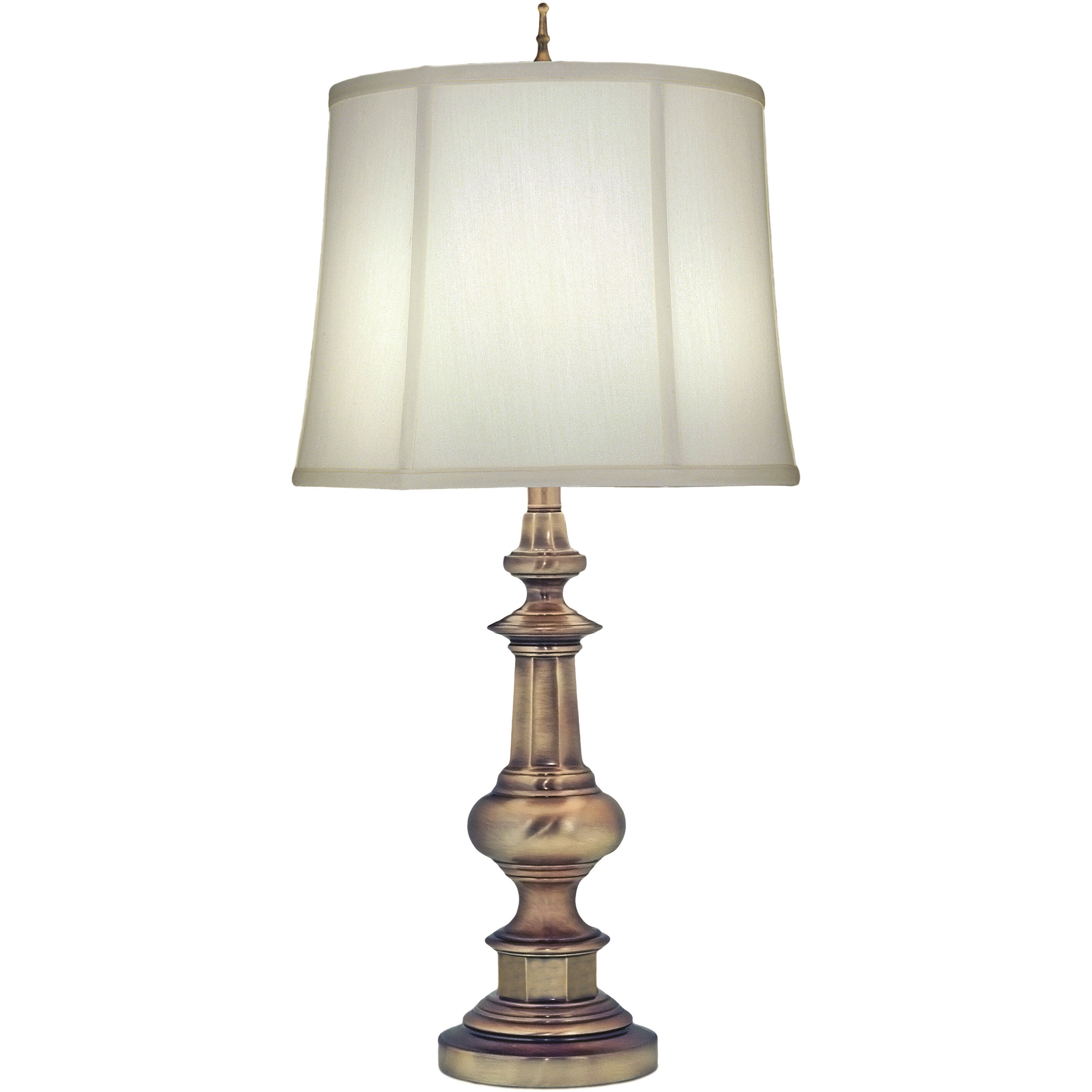 Ellie 33 inch 150 watt Antique Brass Table Lamp Portable Light