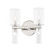 Tabitha 2 Light 11 inch Polished Nickel Bath And Vanity Wall Light