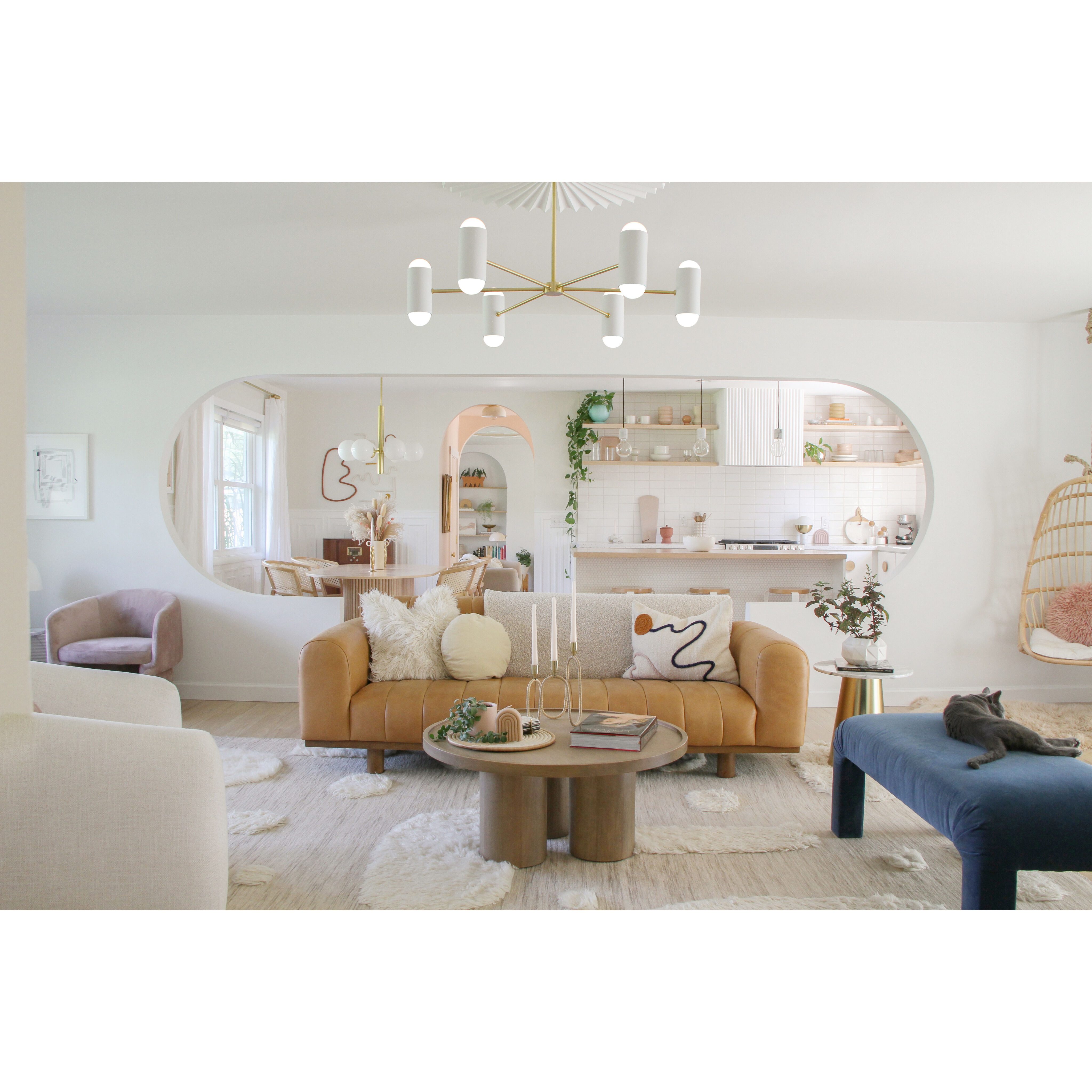 Stella 6 Light 28 inch Aged Brass Chandelier Ceiling Light