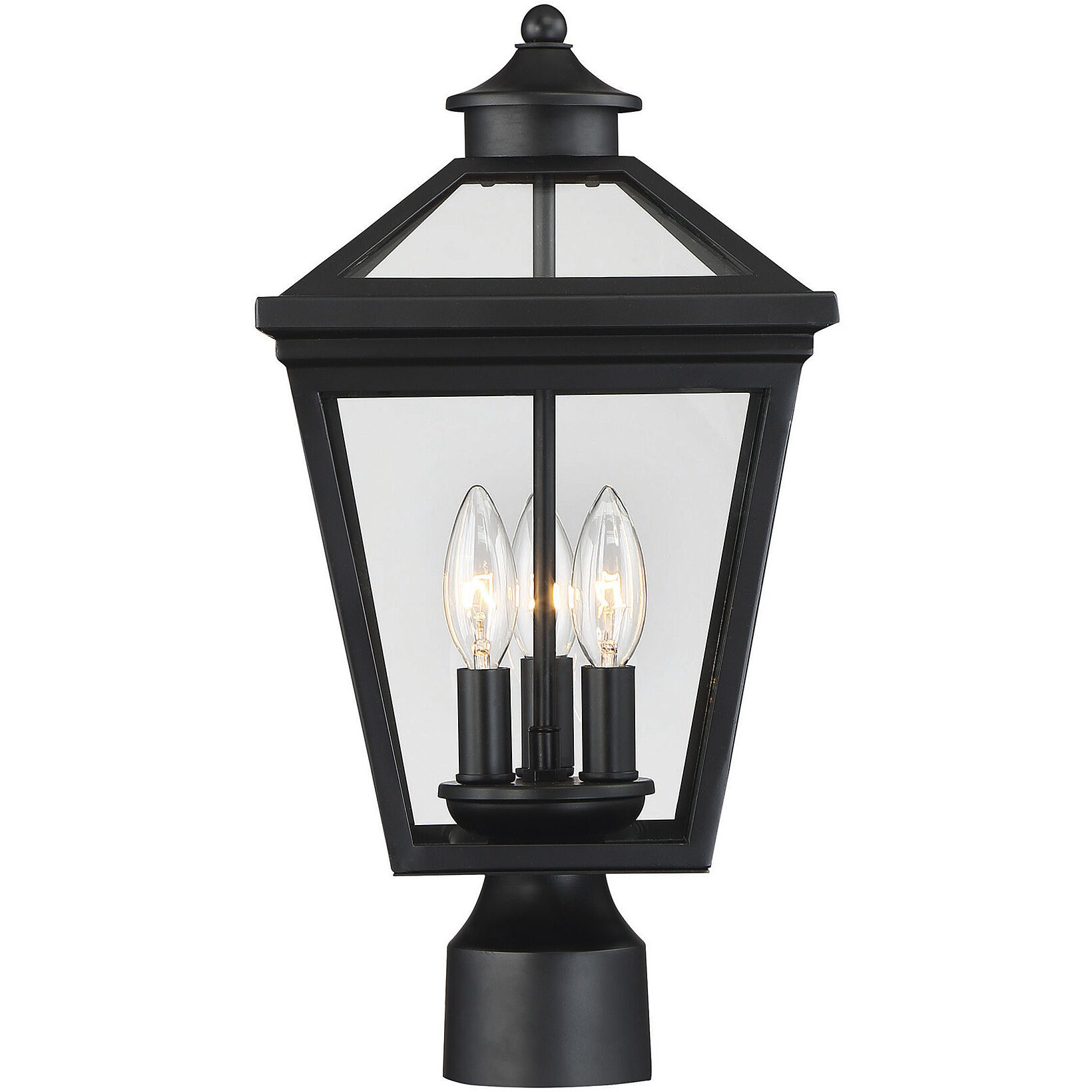 Ellijay 3 Light 9.00 inch Post Light & Accessory