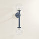 Sia 2 Light 6.5 inch Slate Blue Wall Sconce Wall Light
