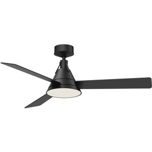 Archer 54 inch Matte Black Ceiling Fan