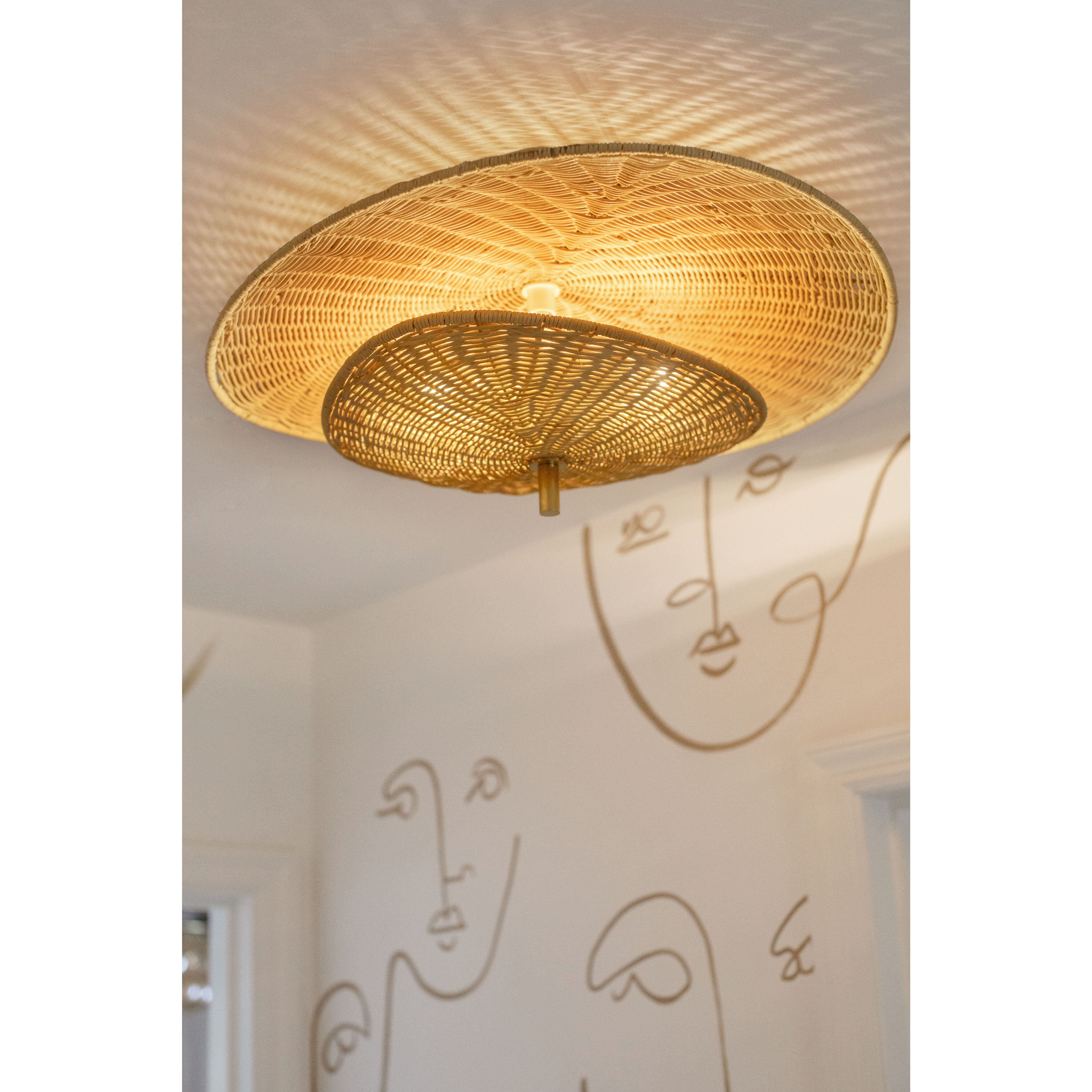 Marigold 3 Light 23.75 inch Aged Brass Semi Flush Ceiling Light