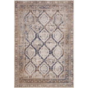 Ademaro 87 X 63 inch Beige/Taupe/Camel/Medium Gray/Charcoal Rugs, Polypropylene and Chenille