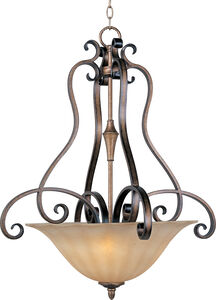Fremont 3 Light 26 inch Platinum Dusk Invert Bowl Pendant Ceiling Light
