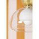 Cortney 1 Light 11.75 inch Aged Brass Semi Flush Ceiling Light