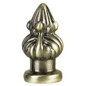 Emily Antique Brass Finial