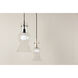 Mirabel 1 Light 7.5 inch Aged Brass Pendant Ceiling Light