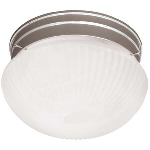 Stella 1 Light 7 inch Satin Nickel Flush Mount Ceiling Light