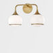 Reese 2 Light 17 inch Aged Brass Wall Sconce Wall Light