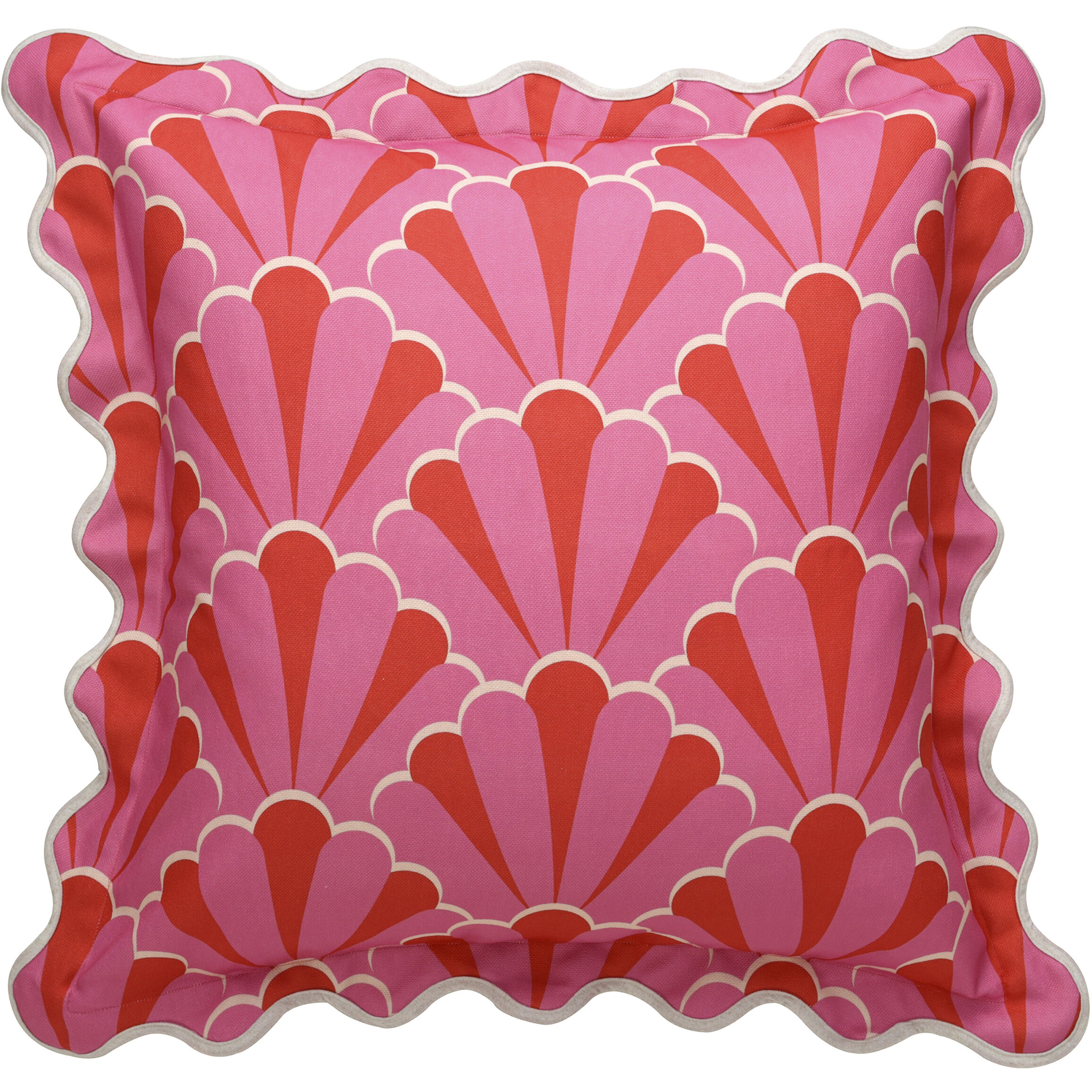 Lisa Ray 30 X 7 inch Multi and Pink and Red Pillow