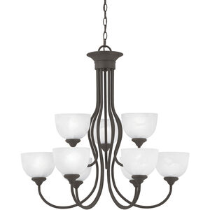 Tahoe 9 Light 30 inch Painted Bronze Chandelier Ceiling Light