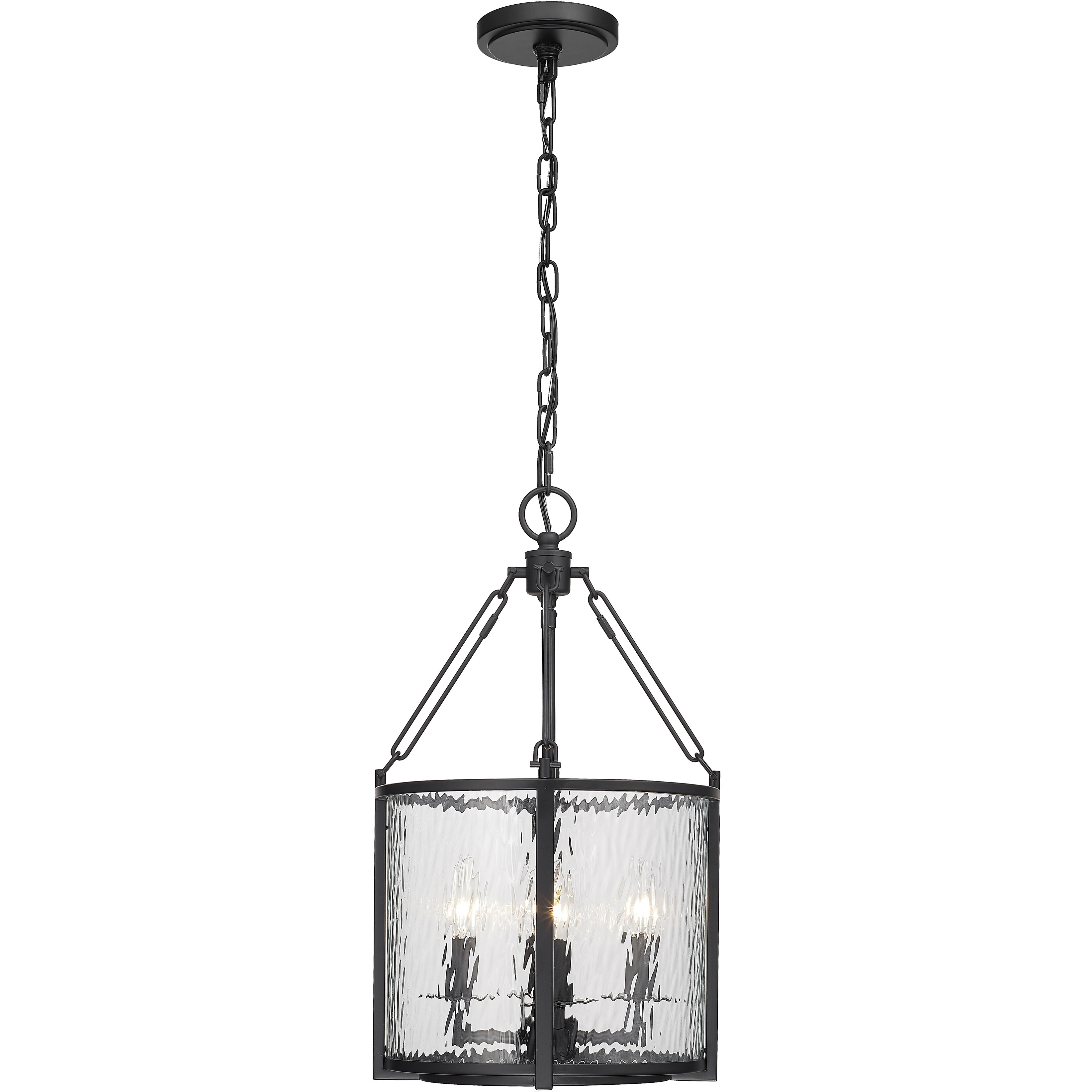 Barrington 4 Light 12 inch Matte Black Pendant Ceiling Light