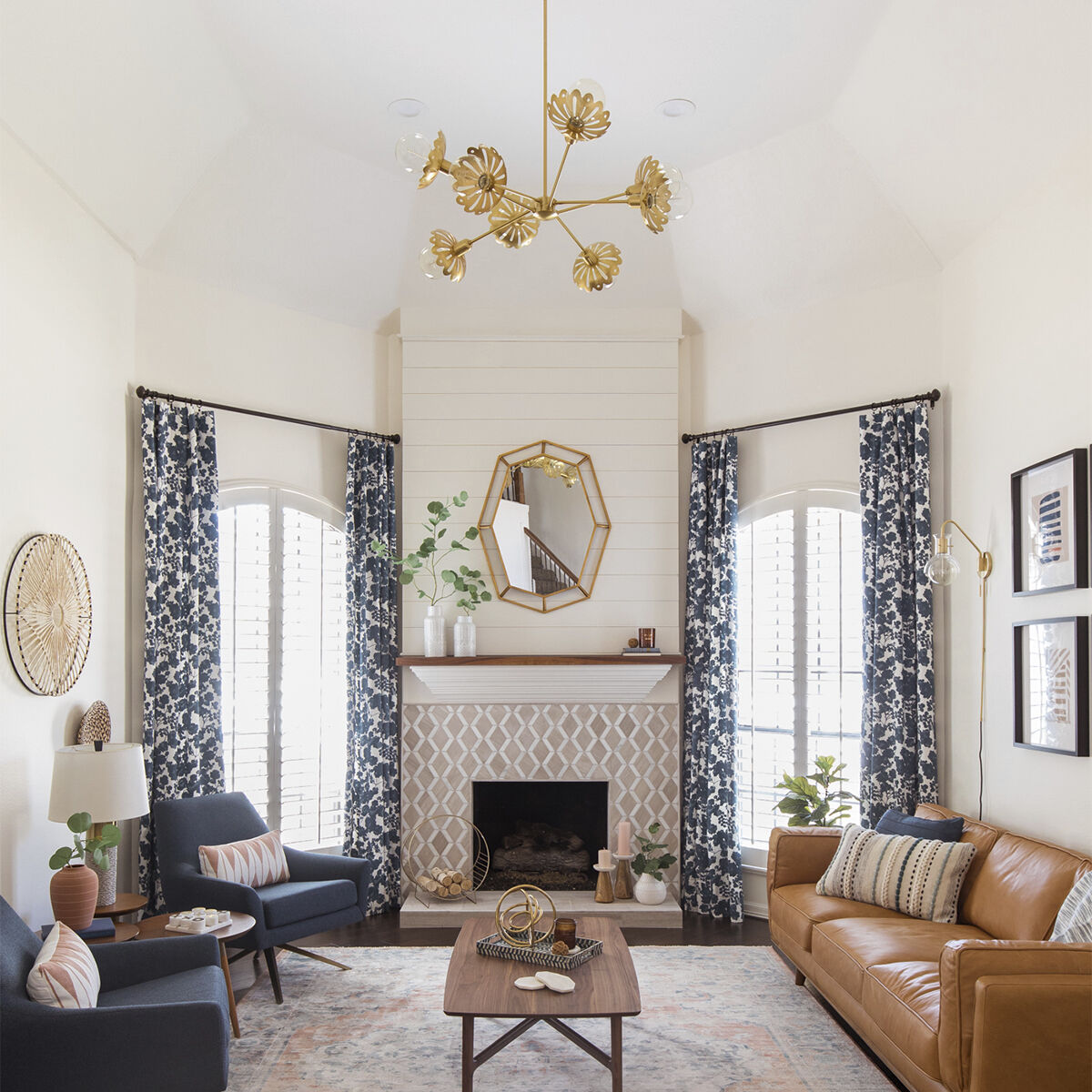 Mitzi H353808-AGB Alyssa 8 Light 42 inch Aged Brass Chandelier