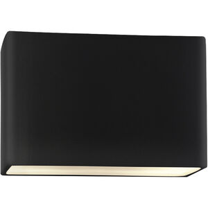 Ambiance Collection LED 10 inch Carbon Matte Black Outdoor Wall Sconce