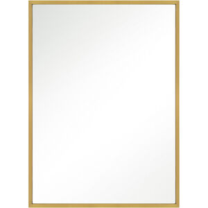 Kit 36 X 24 inch Burnished Brass Mirror, Rectangular