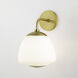 Jane 1 Light 8 inch Aged Brass Wall Sconce Wall Light