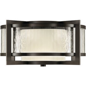Singapore Moderne Outdoor 2 Light 20 inch Bronze Outdoor Flush Mount