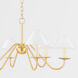 Lenore 6 Light 36 inch Aged Brass Chandelier Ceiling Light