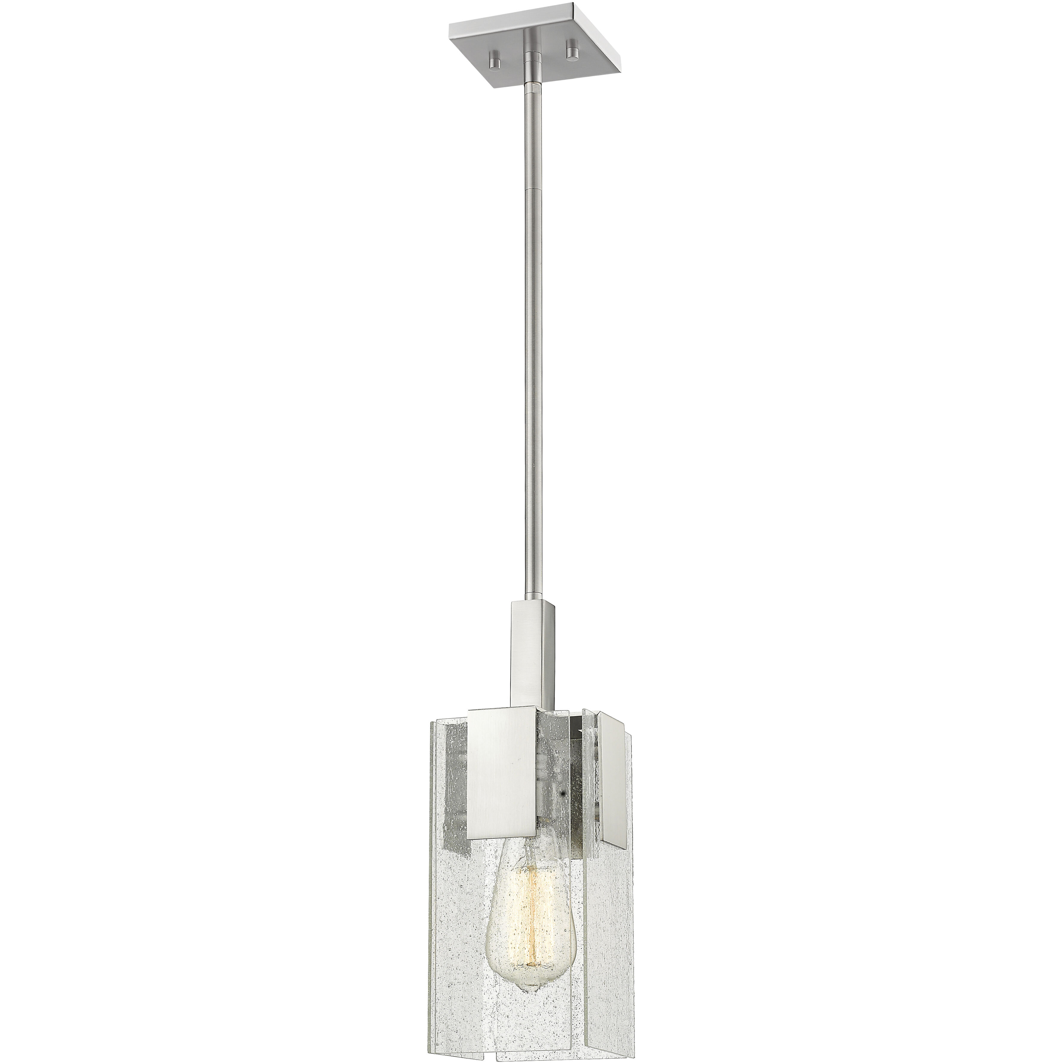 Gantt 1 Light 4.75 inch Brushed Nickel Pendant Ceiling Light