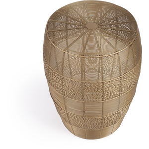 Bellarose Gold Metal End or Side Table