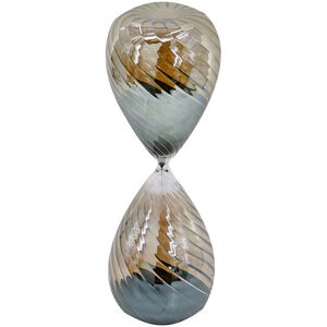 120 Minute Gray/Black Hourglass